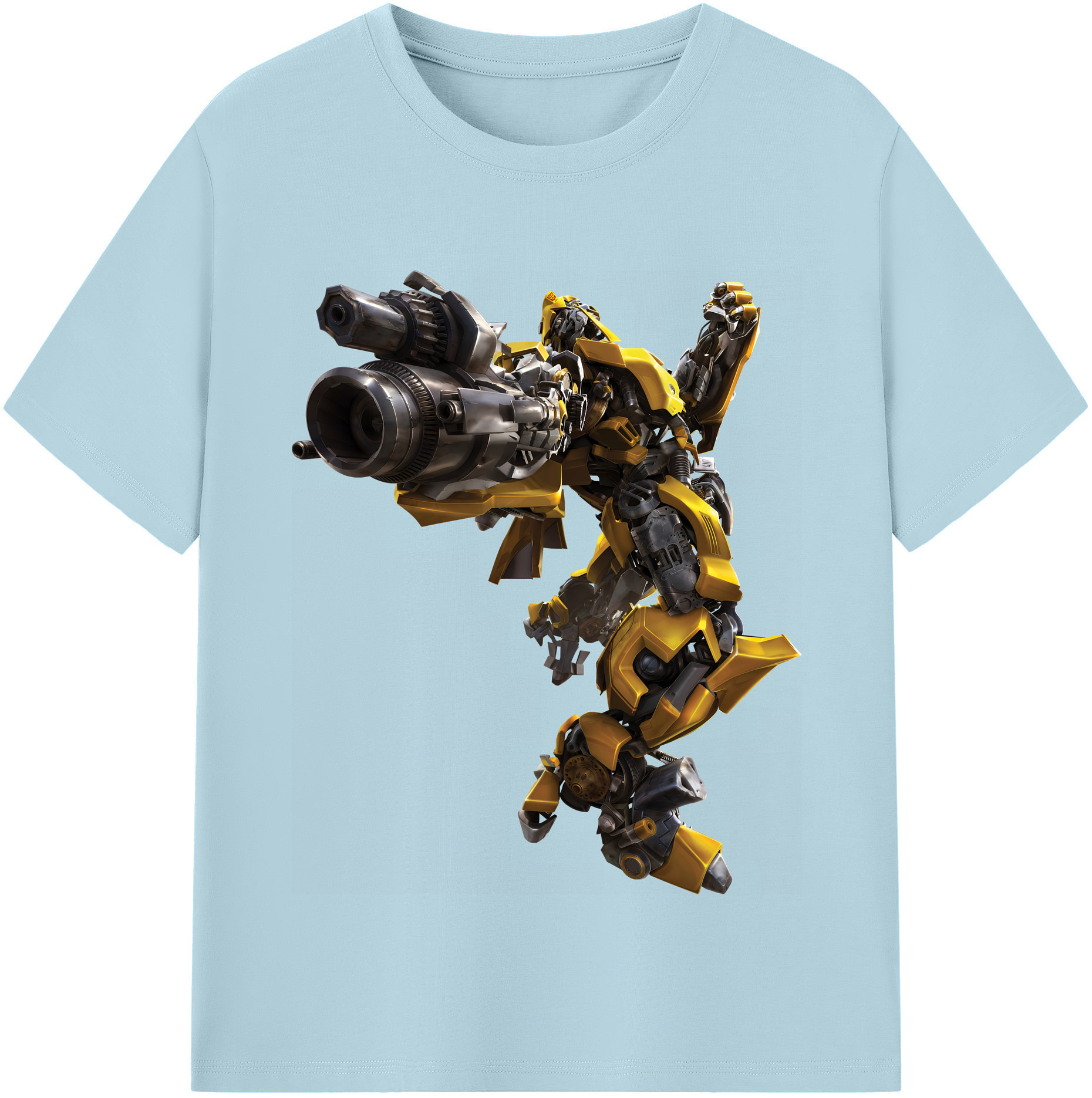 （画像用） Transformers トランスフォーマー 綿100％半袖Tシャツ（フロントプリント）